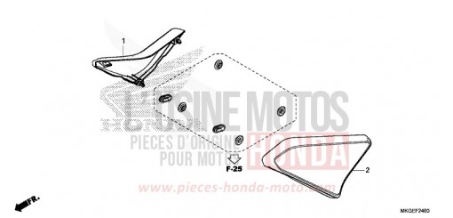 COUVERCLE LATERAL CMX500AN de 2022